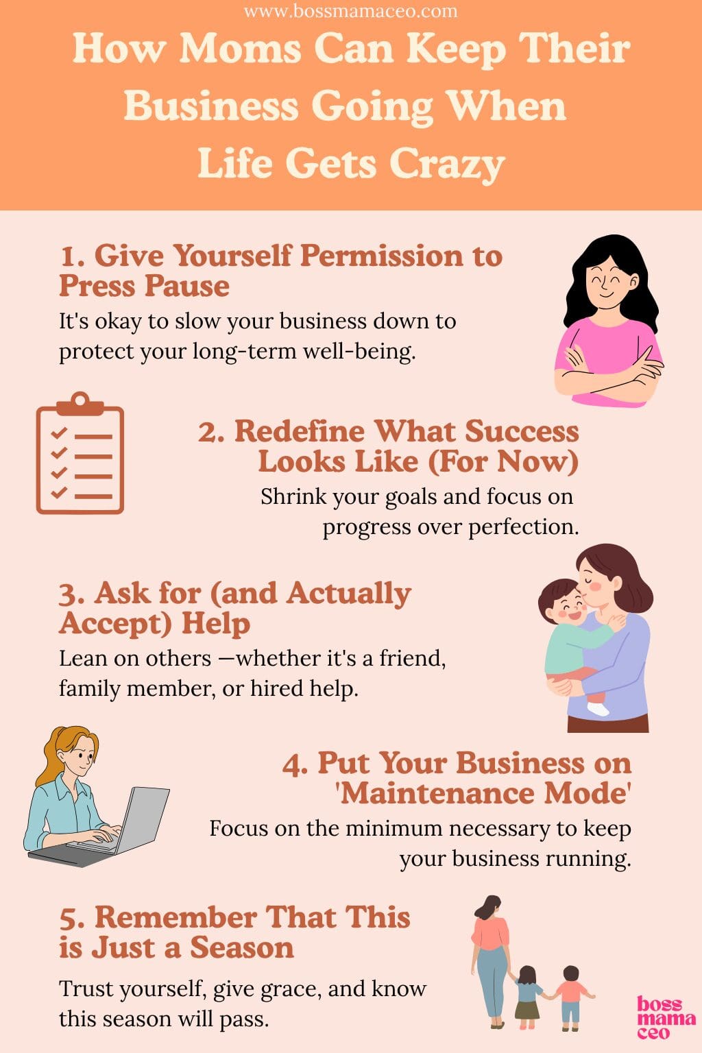 how moms keep their business going when life gets crazy